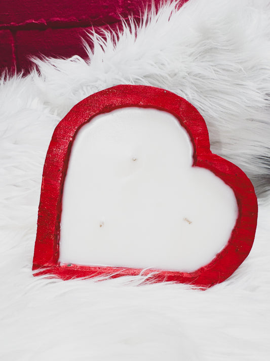 Wood Heart Bowls | Vday