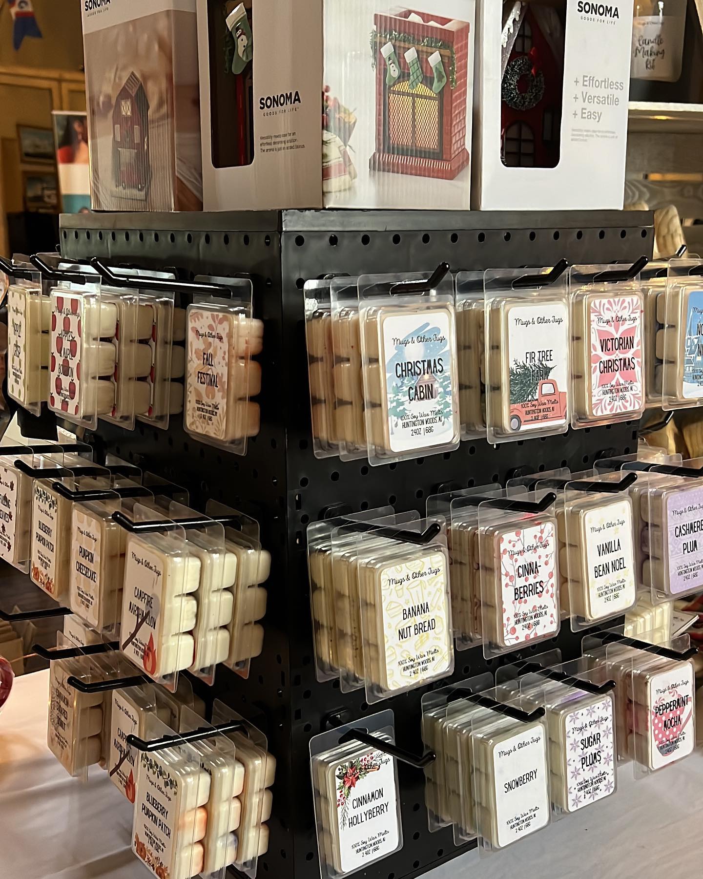 Wax Melts in a store front