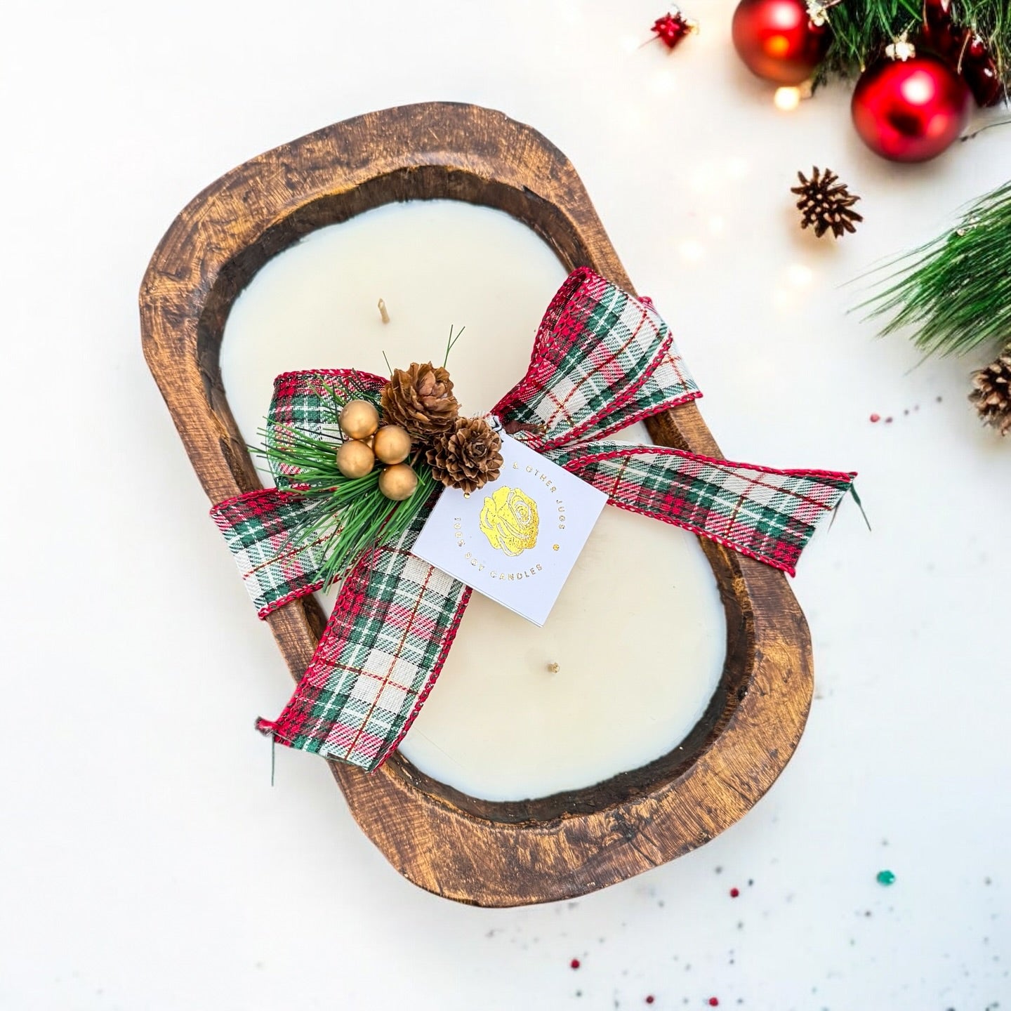 SALE | Dough Bowl Candles | Winter