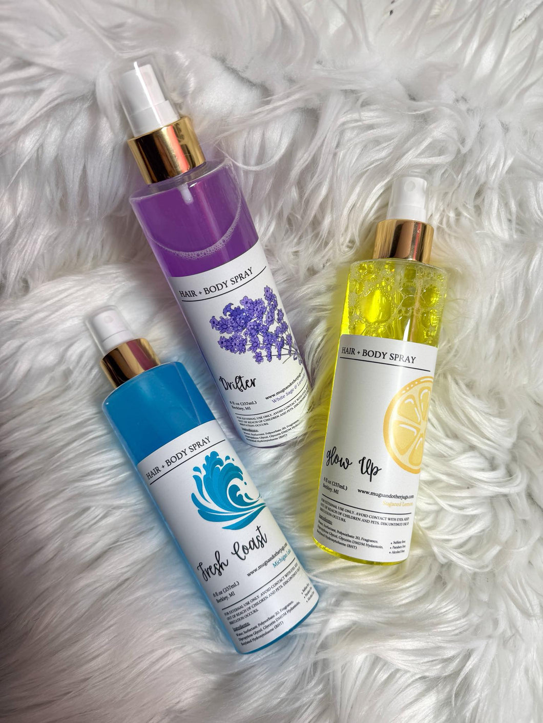 8oz Moisturizing Hair + Body Spray