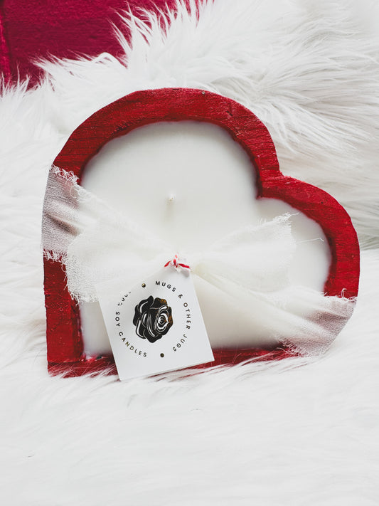 Wood Heart Bowls | Vday