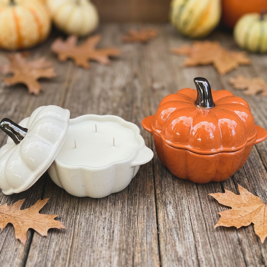 9oz Pumpkin Cocotte Candle | Fall
