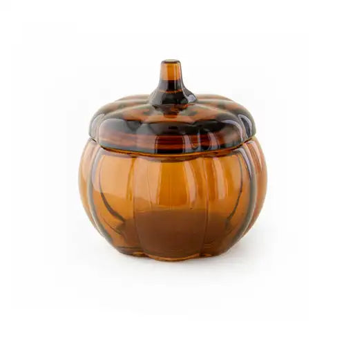 Pre-Order | 5oz Amber Glass Pumpkin Candle