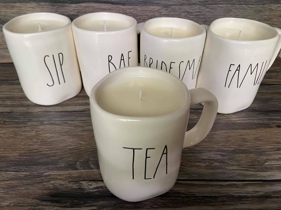 SALE | Rae Dunn Mug Candles | 100% Soy Wax