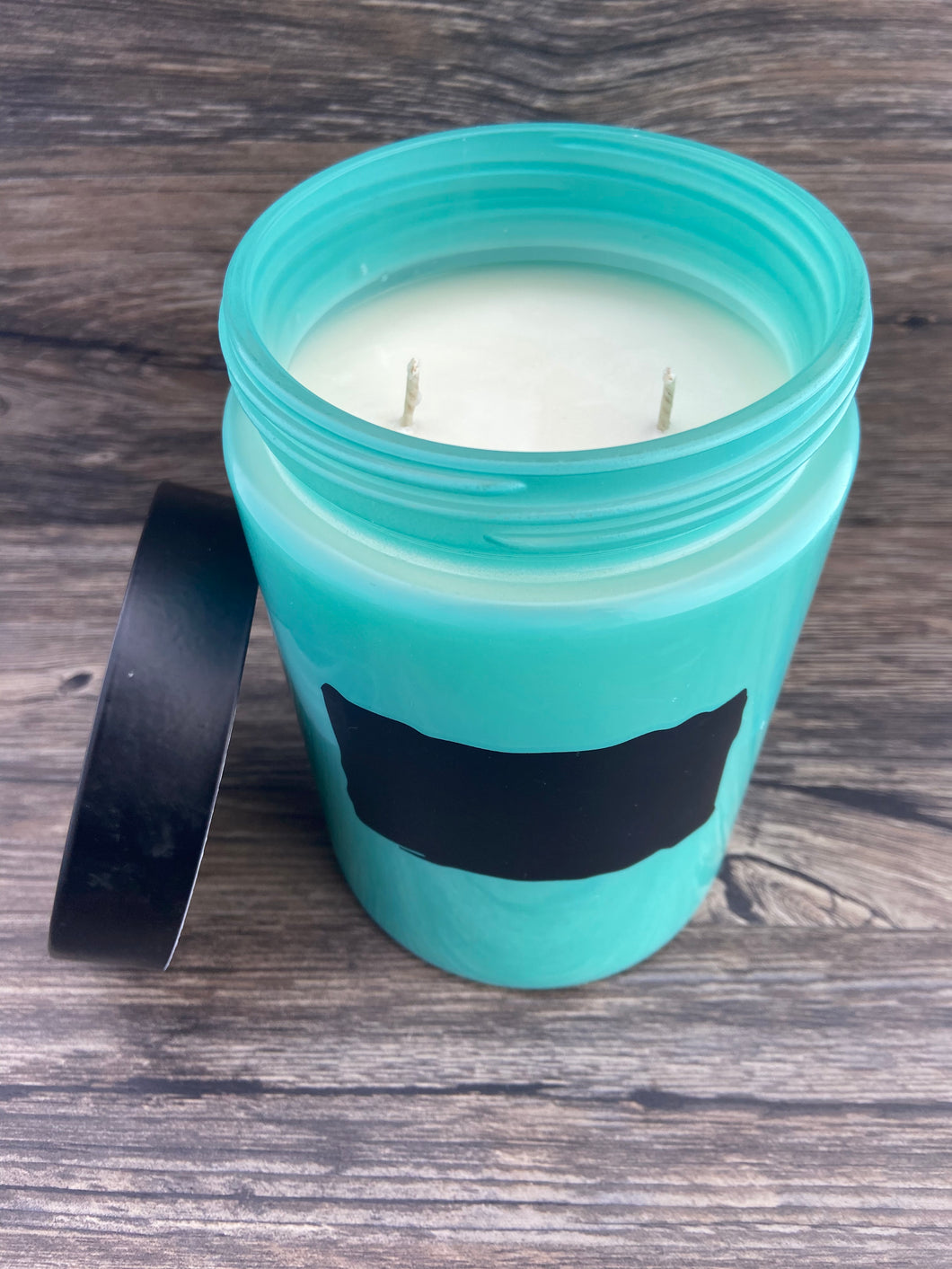 CLEARANCE XL Blue Jar | 100% Soy Wax