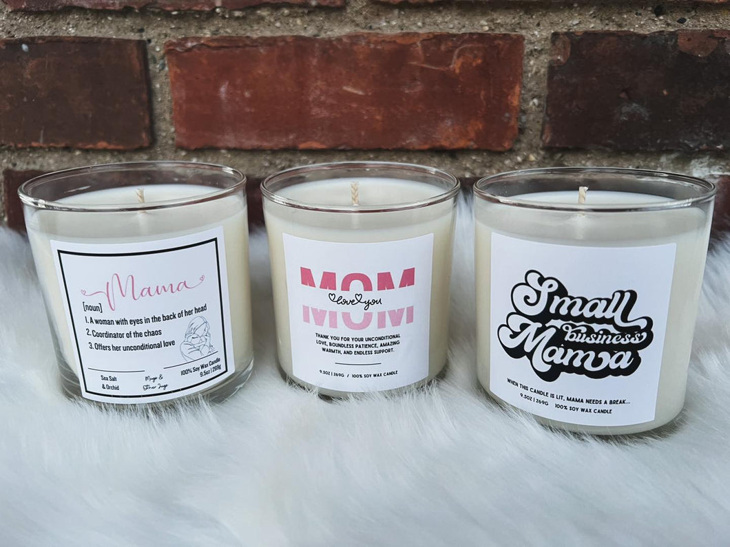 9.5oz Mom Quote Candles | Spring/Summer
